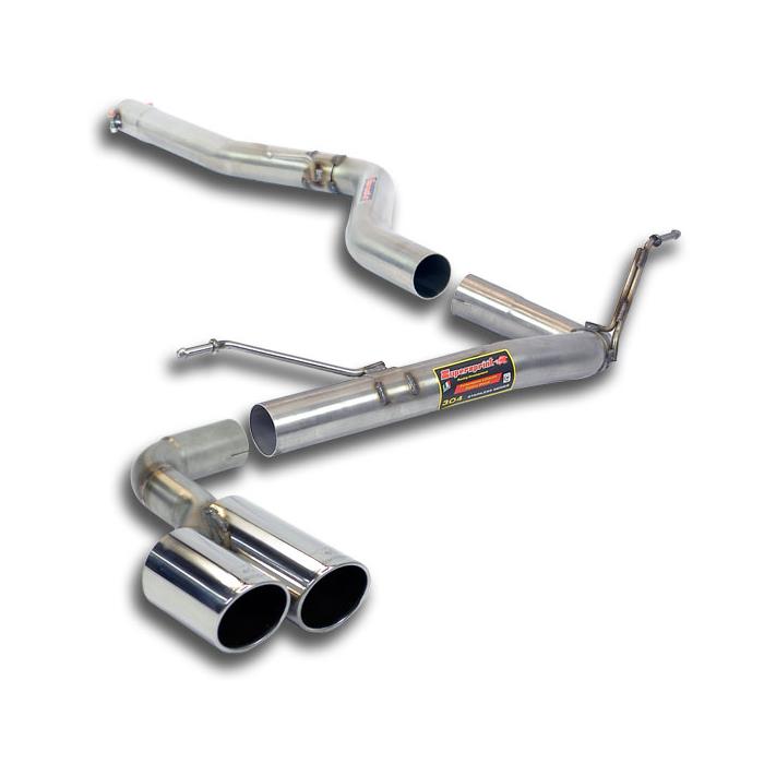 Connecting pipe + rear pipe OO80 (Muffler delete)