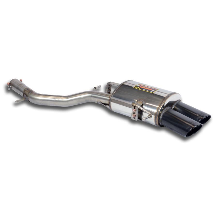 Rear exhaust Right 100x75 Gun Metal Grey