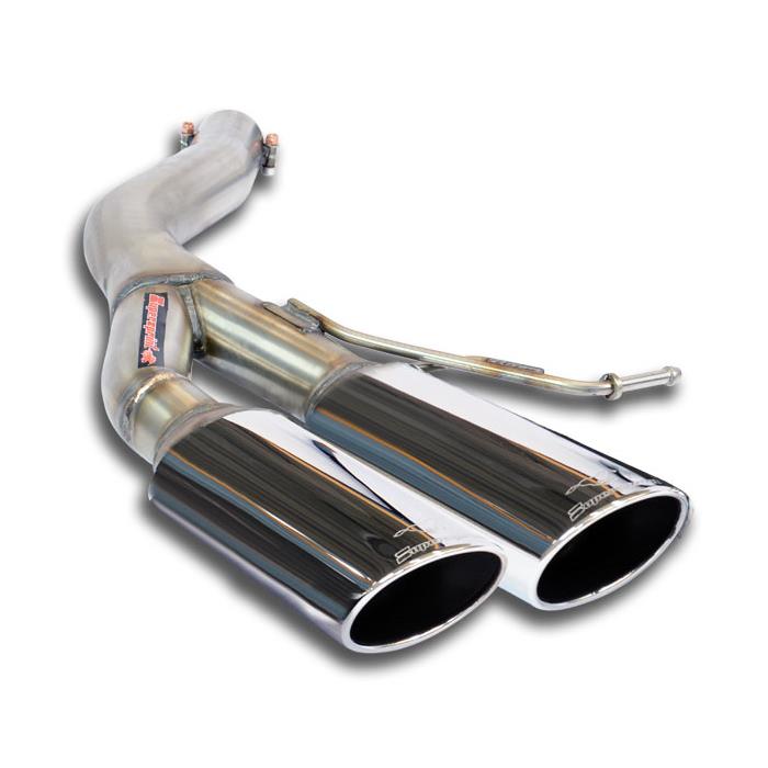 Rear pipe Left 100x75 (Muffler delete)
