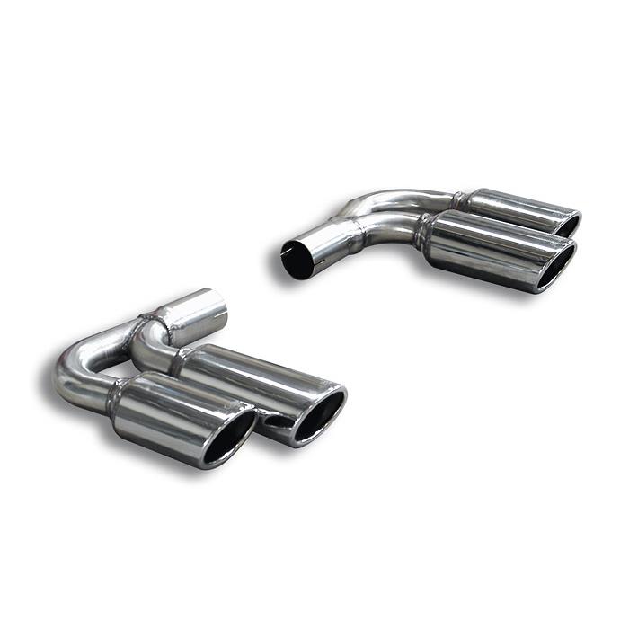 Endpipe kit Right + Left 4 exit 90x70