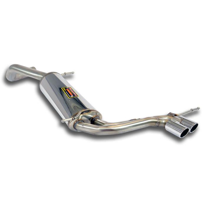 Rear exhaust central exit OO80 (Replaces OEM end tips)