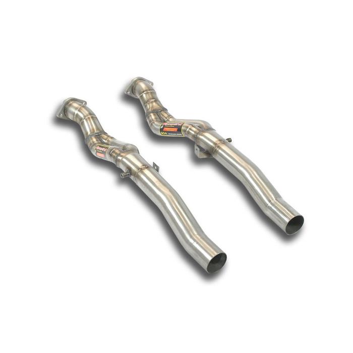 Secondary cat.-deleting right + left pipes