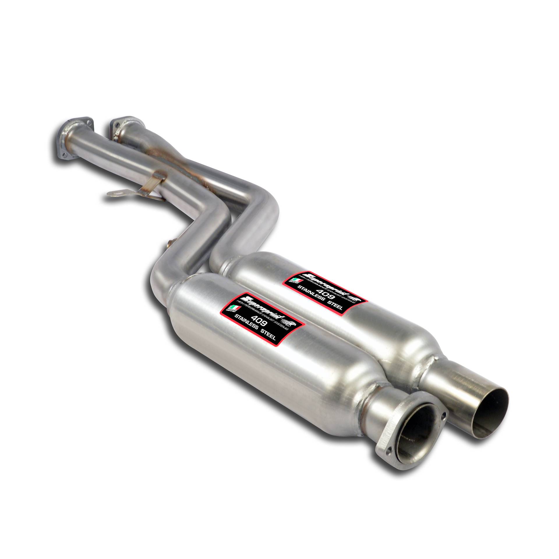 X-pipe front exhaust / for cat delete