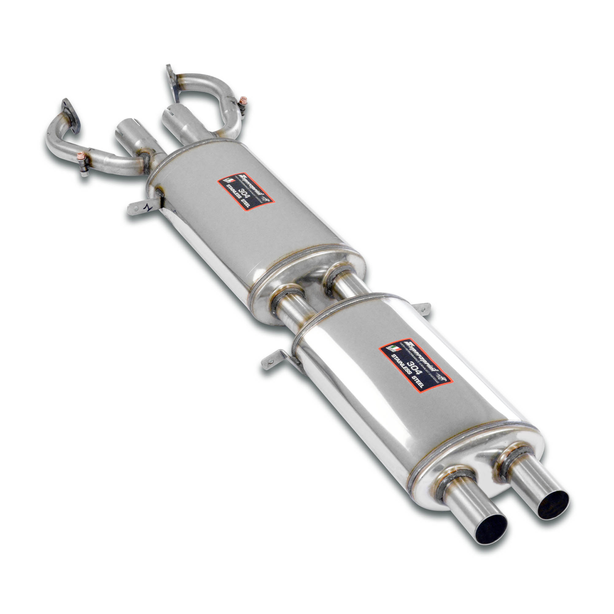 Front + centre exhaust Right (2 Silencers) Available on demand