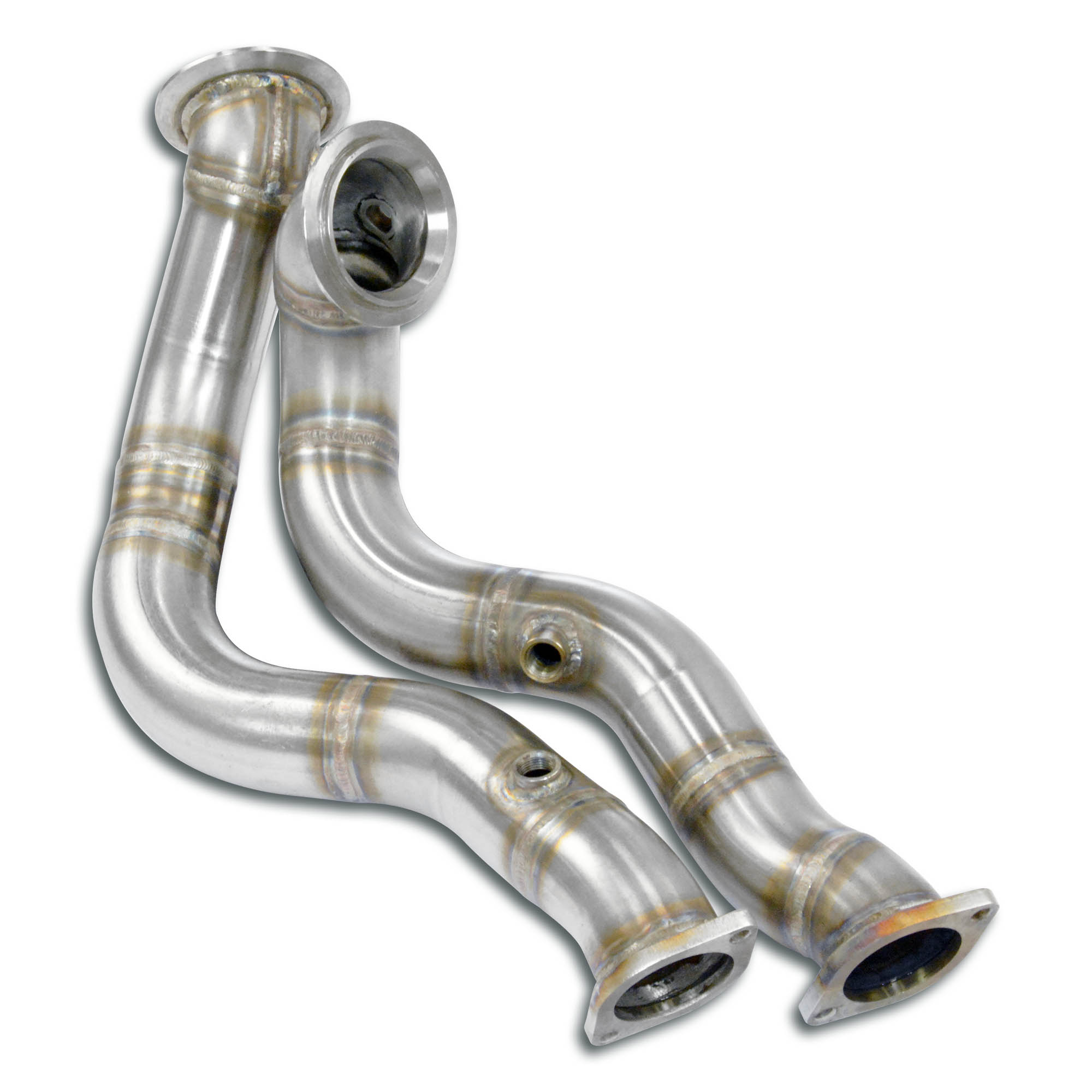 Turbo downpipe kit Right - Left without expansion joints (Replace pre-catalytic converter)