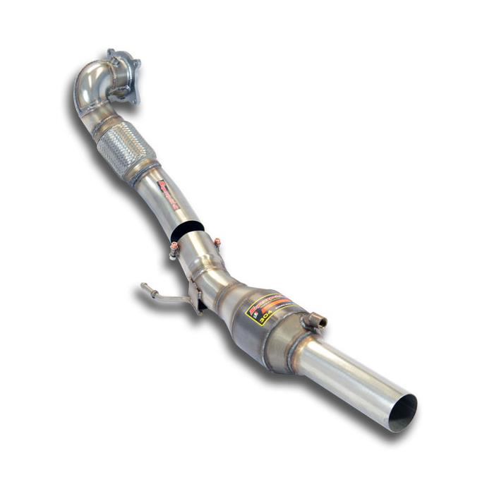Kit tubo turbina con catalizzatore metallico 100 CPSI WRC