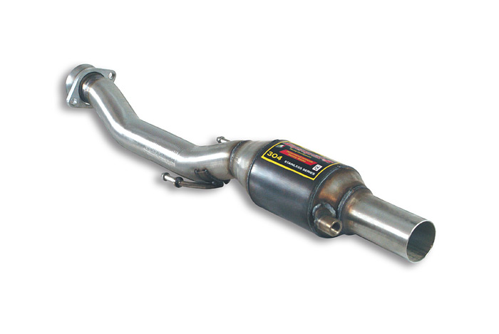 Front pipe with Metallic catalytic converter