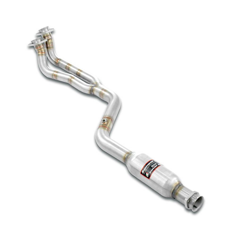 Vorderrohr Edelstahl  (für Serien Fächerkrümmer, Left Hand Drive Nur)