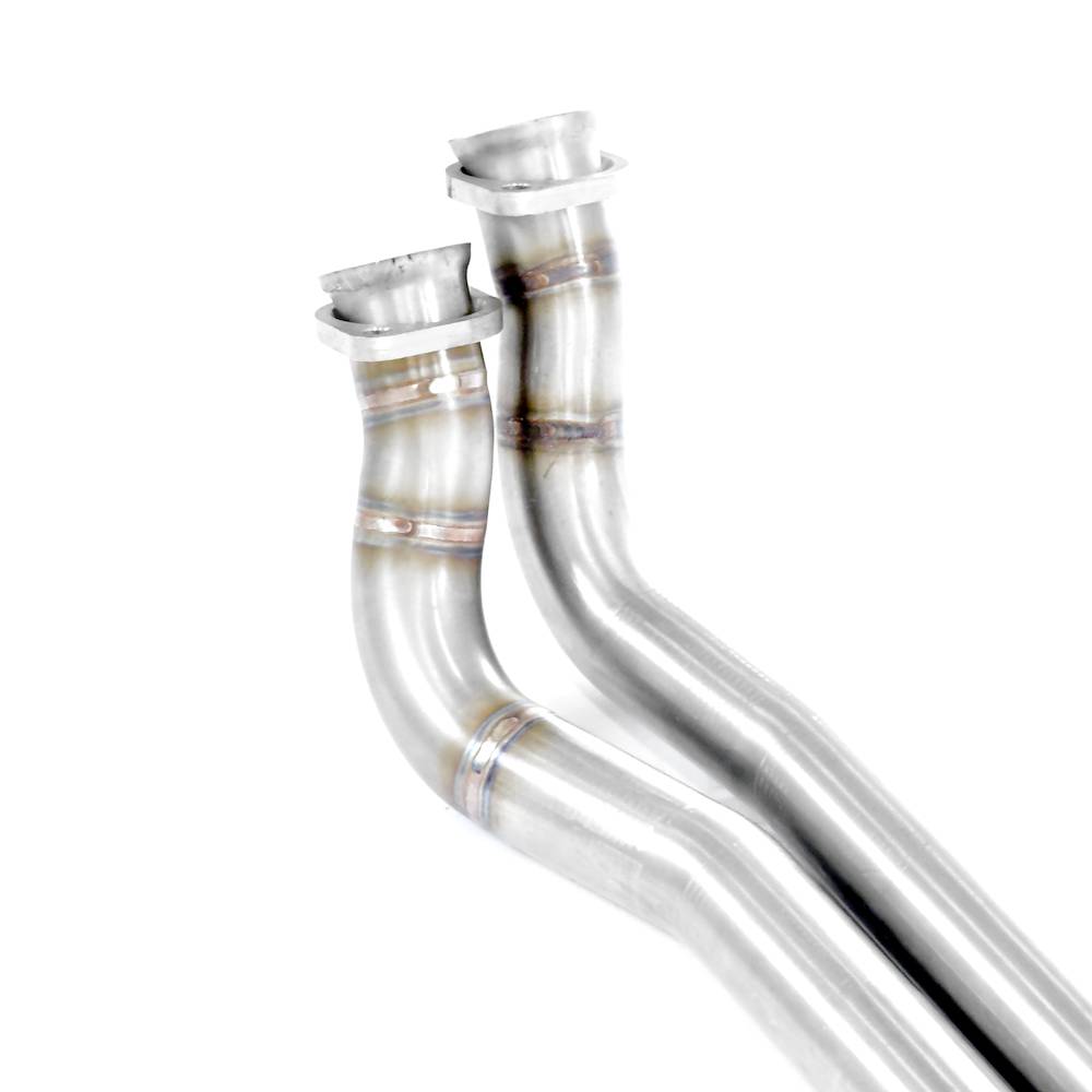 Front pipes kit with metallic catalytic converter right - left (for OEM manifold, Left Hand Drive Only)