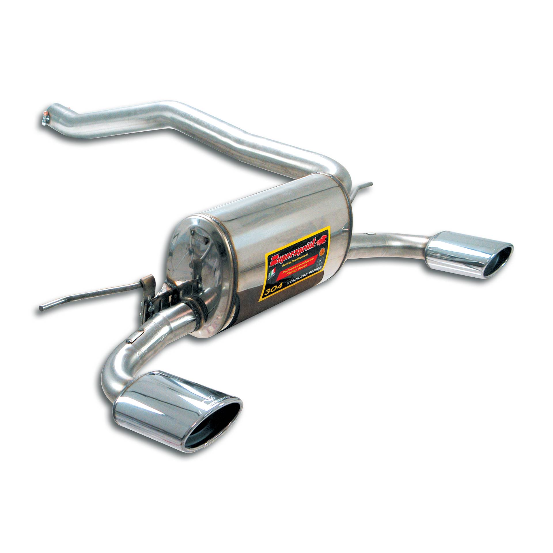 Rear exhaust Right + Left 2 exit 145 x 95