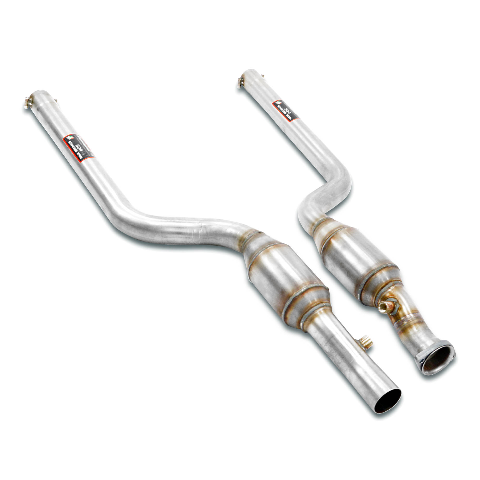 Vorderrohr mit Sport Metallkatalysator Rechts + Links