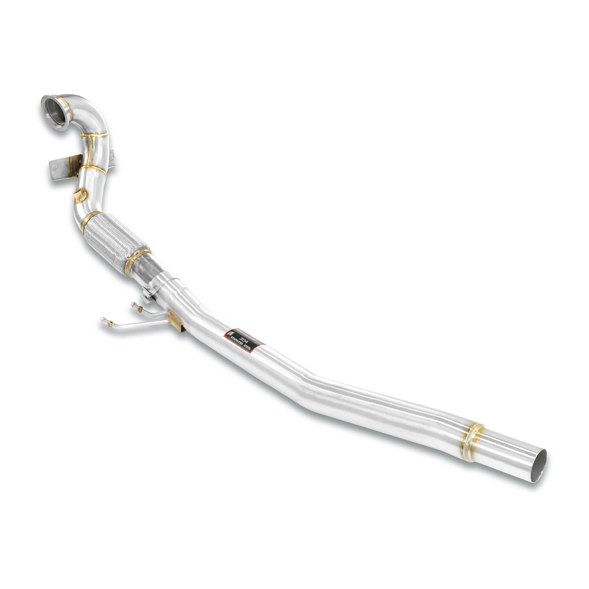 Turbo downpipe kit for OEM centre exhaust (Replaces catalytic converter)