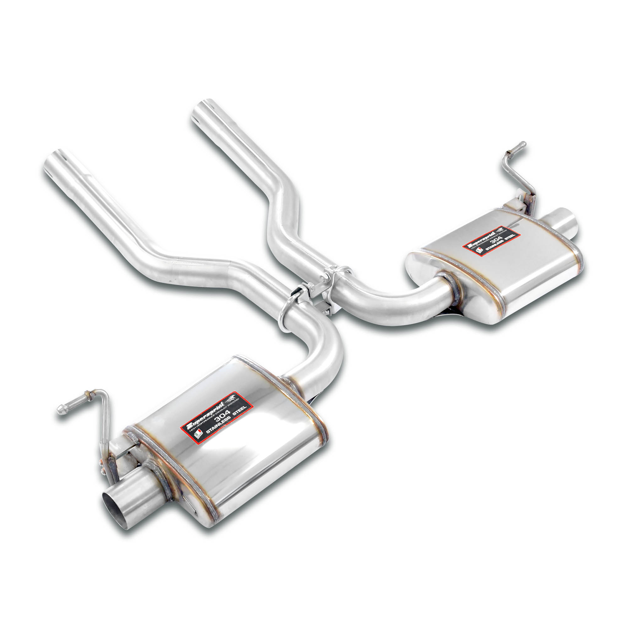 Rear exhaust Right - Left Sport