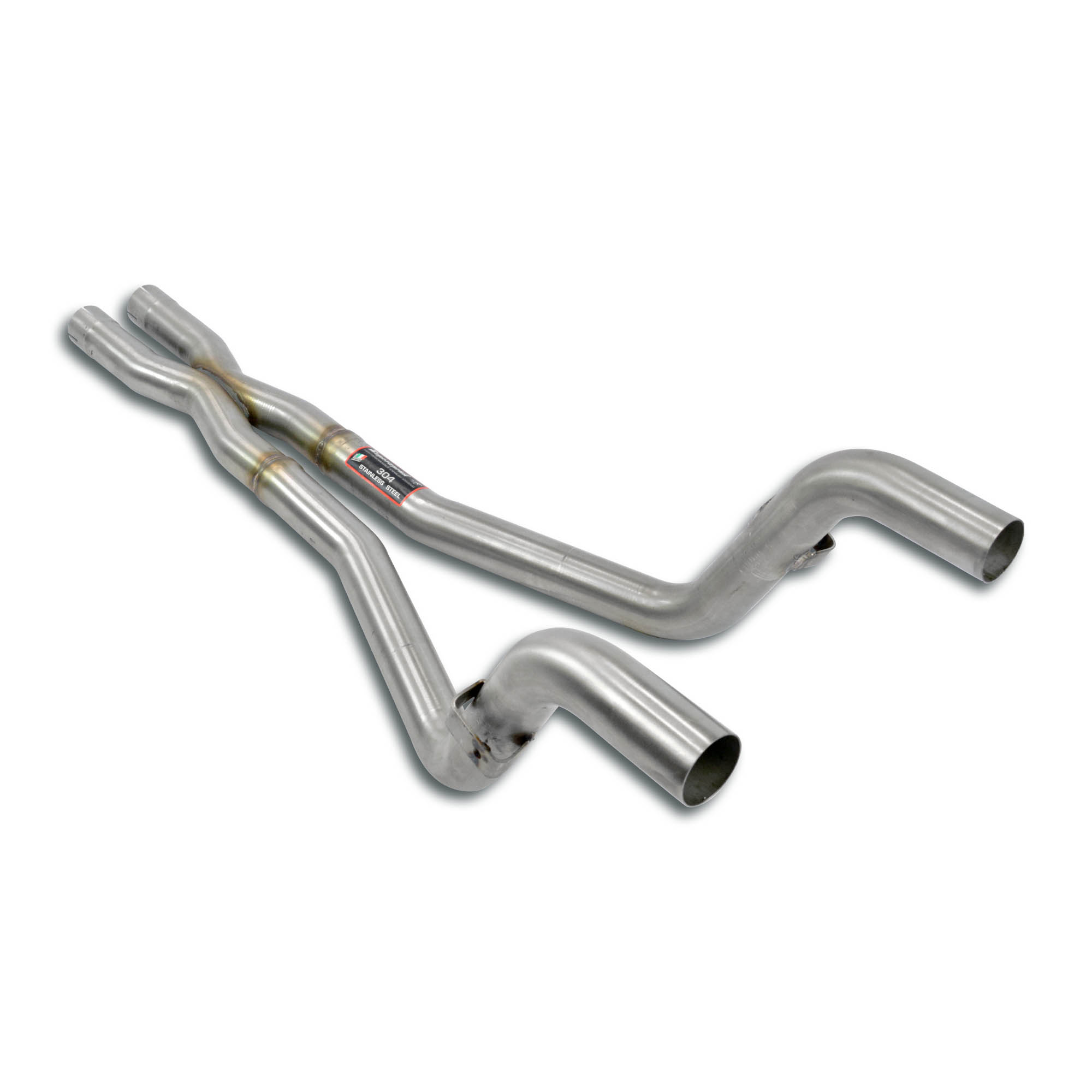 Centre pipes kit Right - Left with  X. Replace OEM centre exhaust.