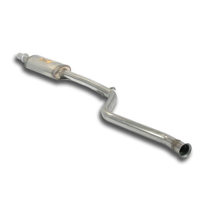 Centre exhaust for OEM catalytic converter