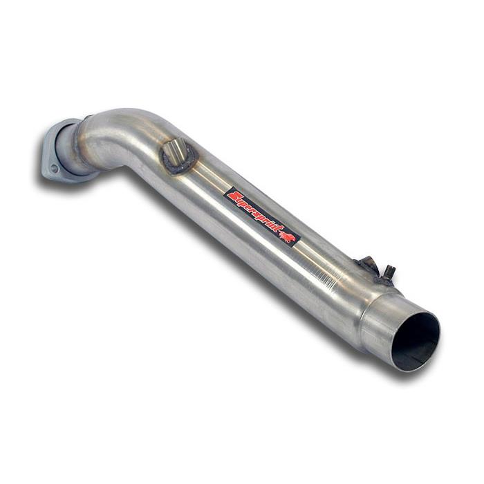 Front pipe Left Replaces catalytic converter