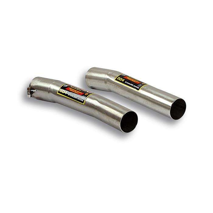 Connecting pipes kit for OEM centre exhaust
