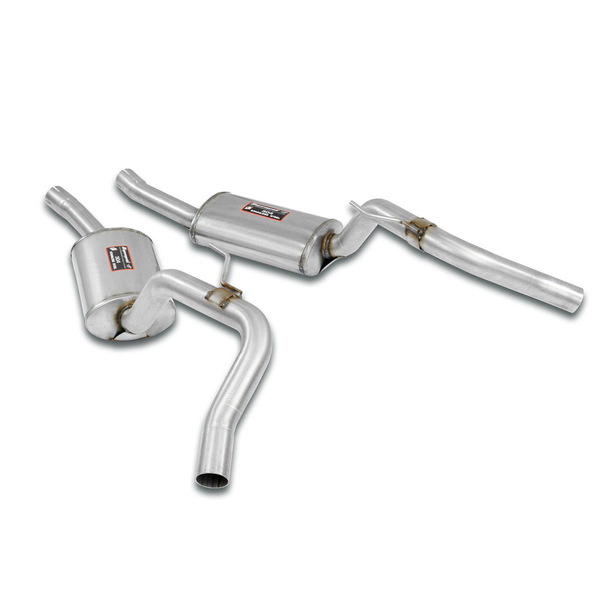 Mittelschalldämpfer Rechts - Links