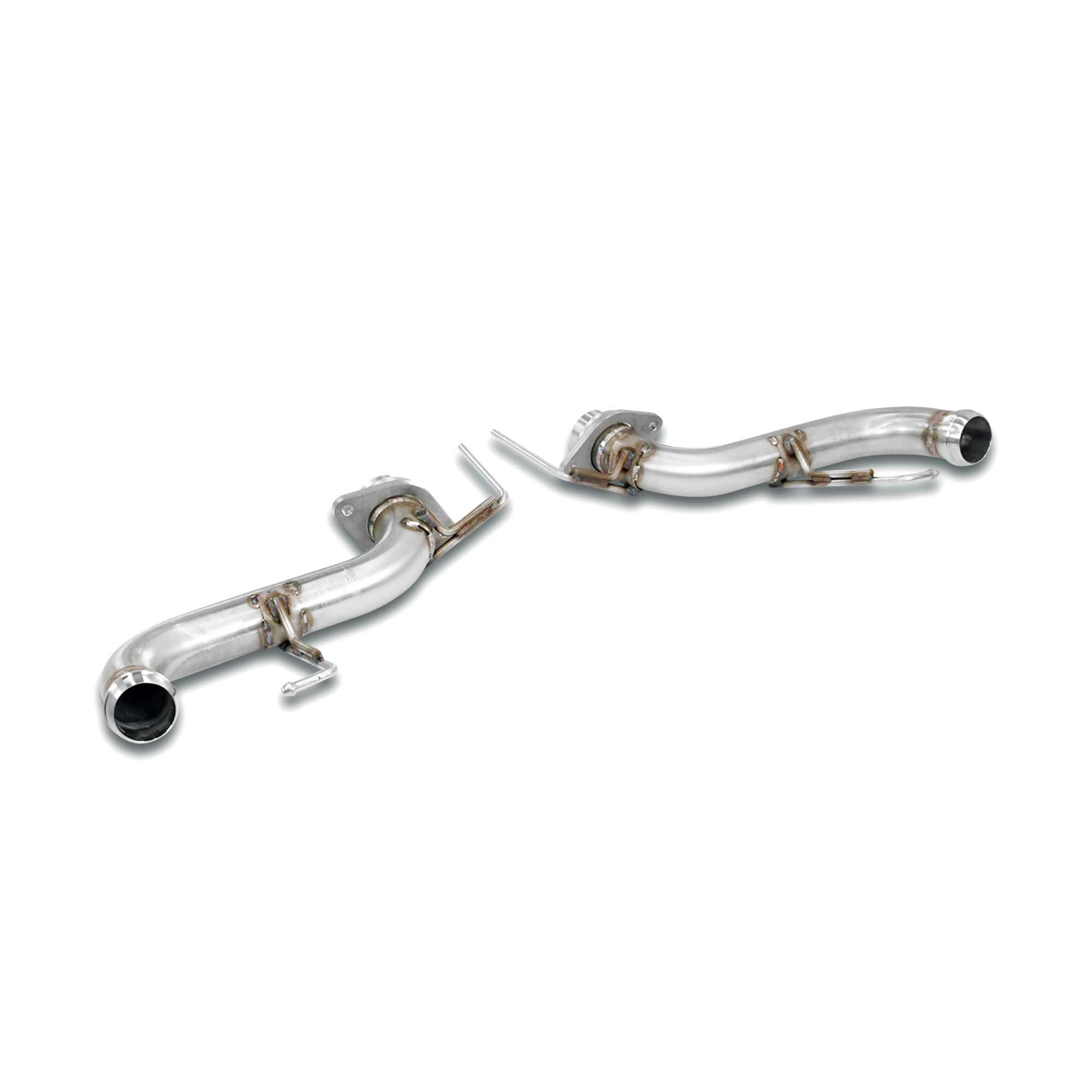 Rear pipes kit Right + Left (Muffler delete, for OEM endpipes)