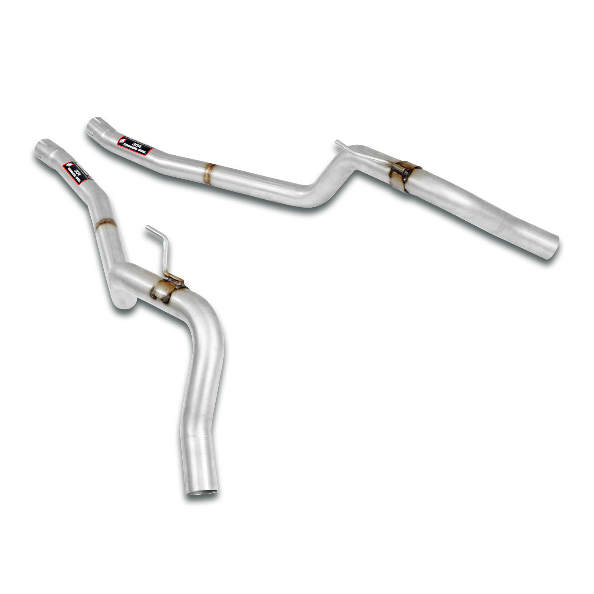 Centre pipes kit Right - Left (Replace OEM centre exhaust)
