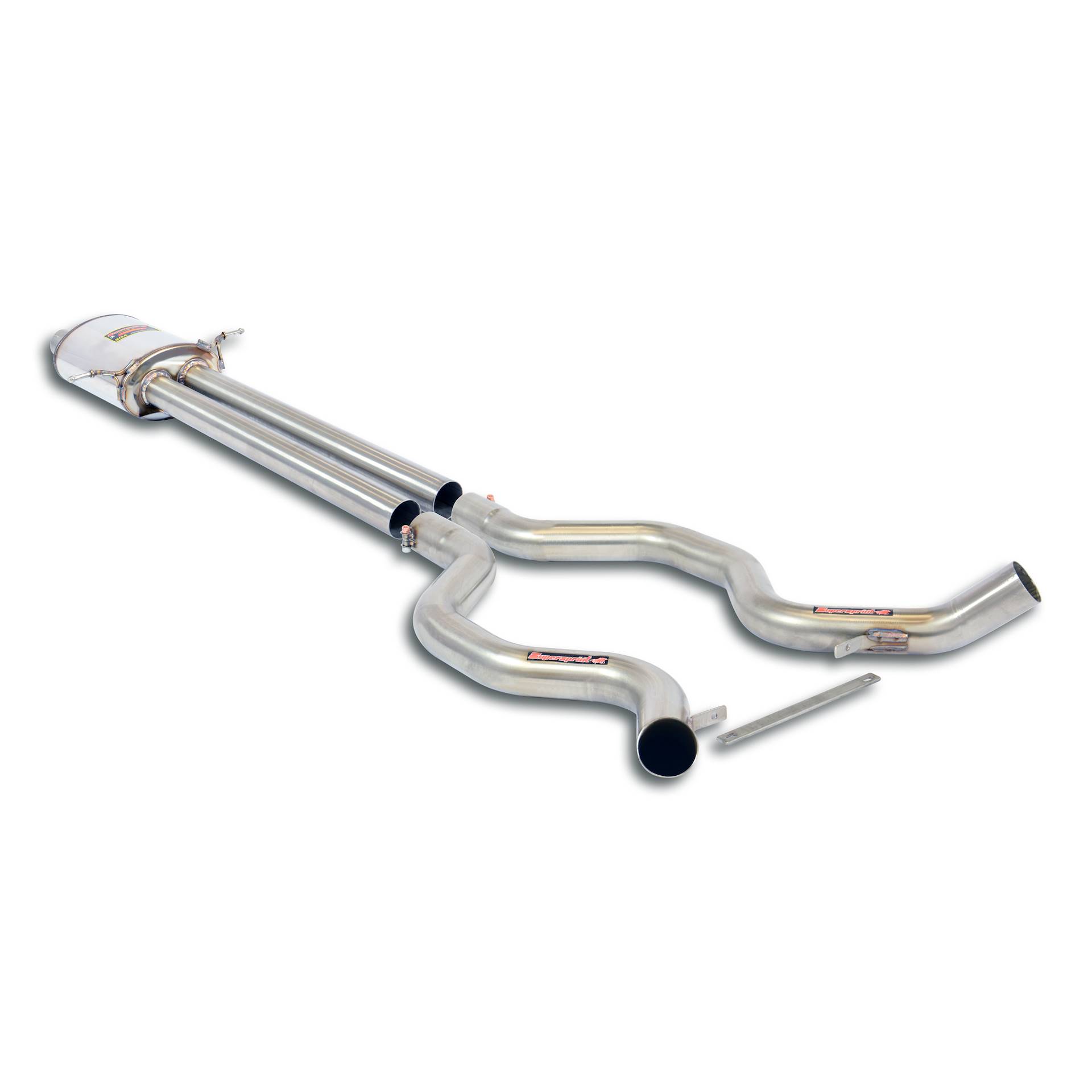 Centre exhaust + connecting pipes Right - Left