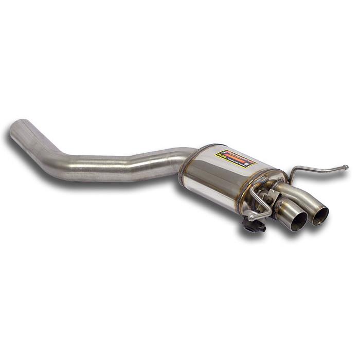 Rear exhaust Right with valves (For OEM endpipe)