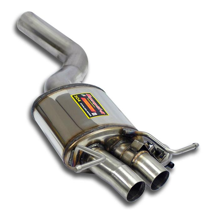 Rear exhaust Left with valves (For OEM endpipe)