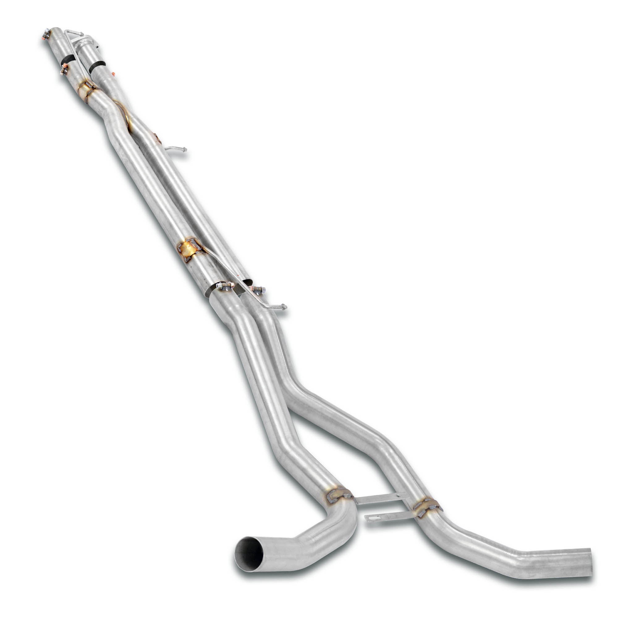 Tubi centrali destro - sinistro + X-Pipe (sostituiscono centrale di serie)