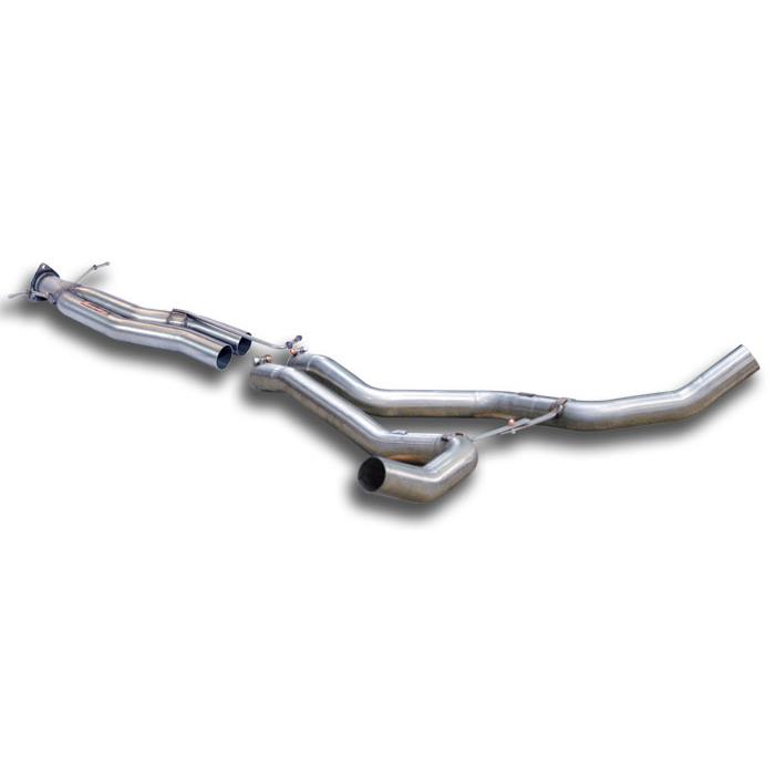 Centre pipes kit + Y-Pipe (Replaces OEM centre exhaust)