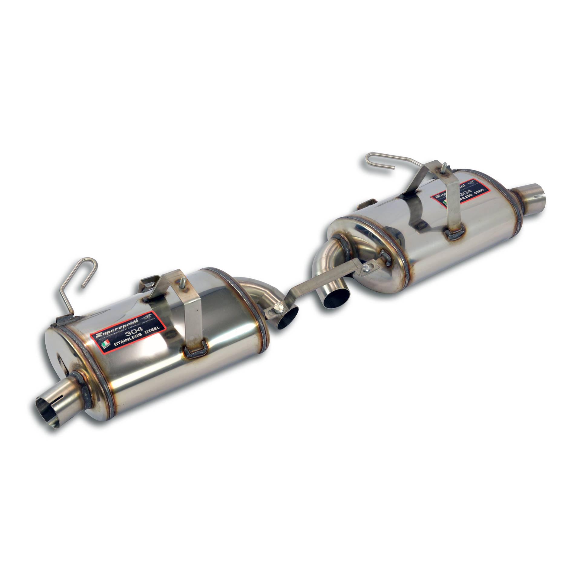 Rear exhaust Right + Left Racing