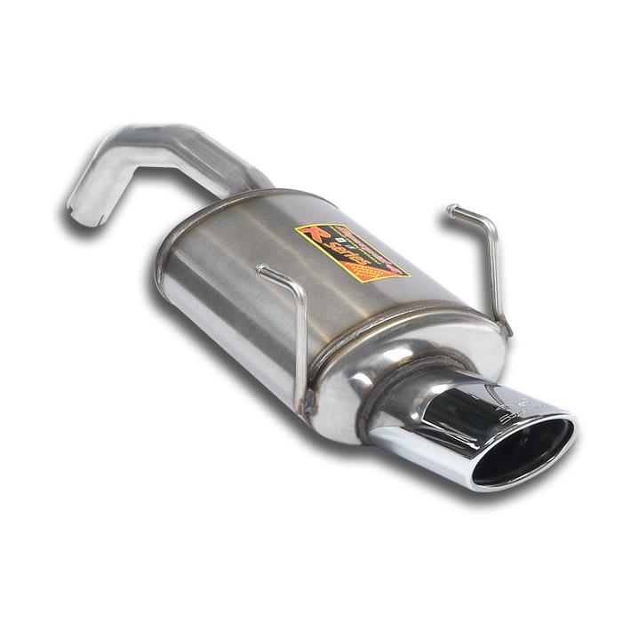 Rear exhaust 120x80 STEEL 409