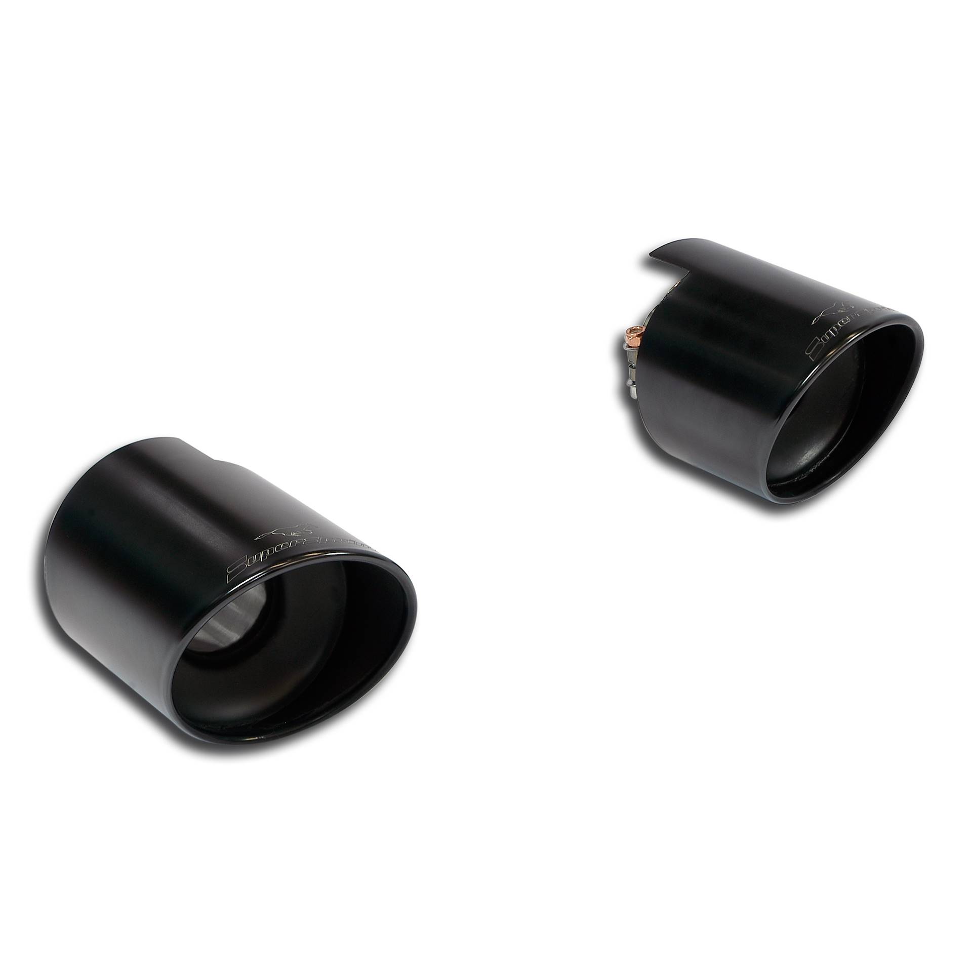 Endpipe kit Right - Left Gun Metal Grey O 120