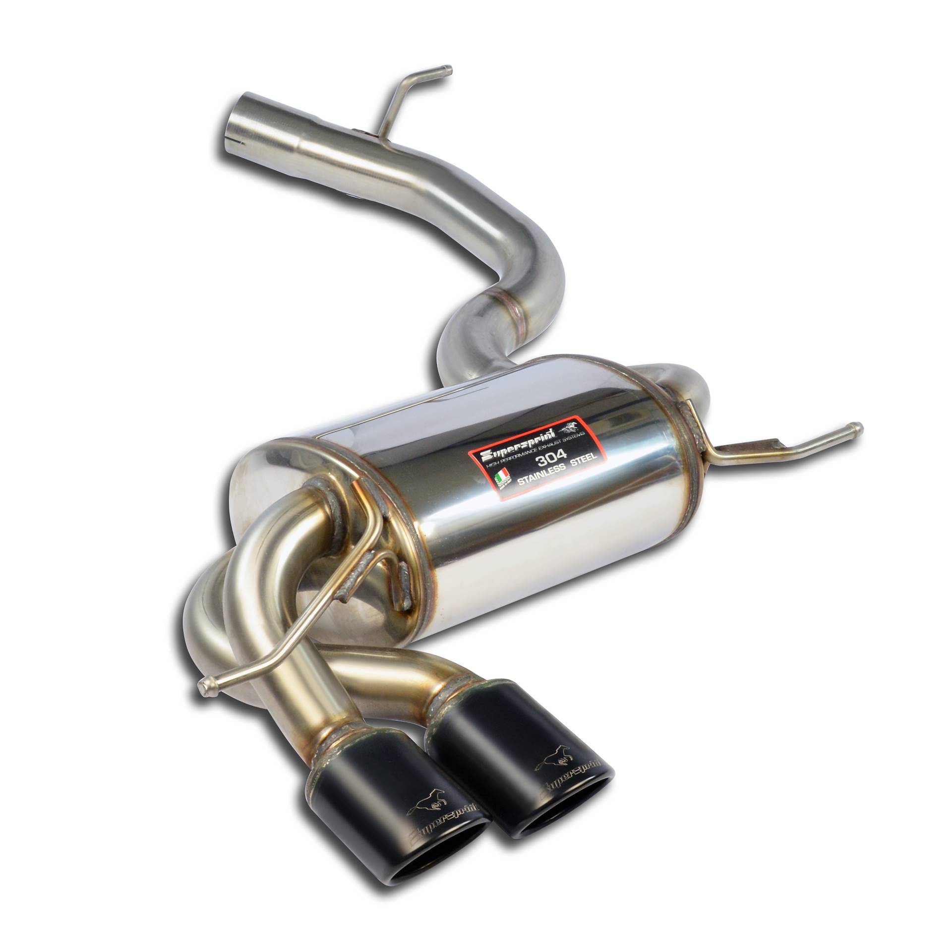 Rear exhaust 90x70 Black