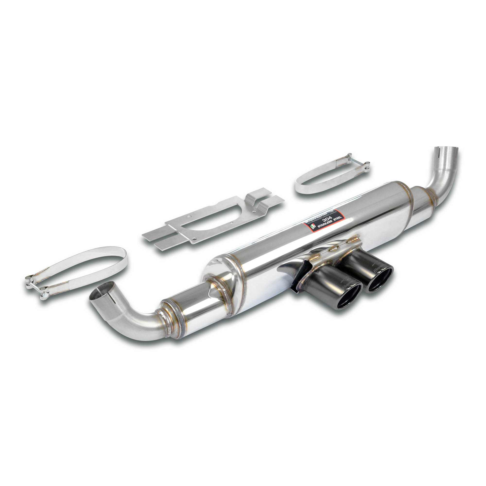 Rear exhaust OO90 central exit