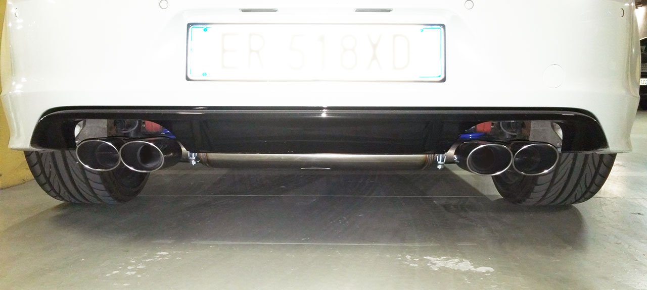 Endrohrsatz 100x75 Rechts + 100x75 Links