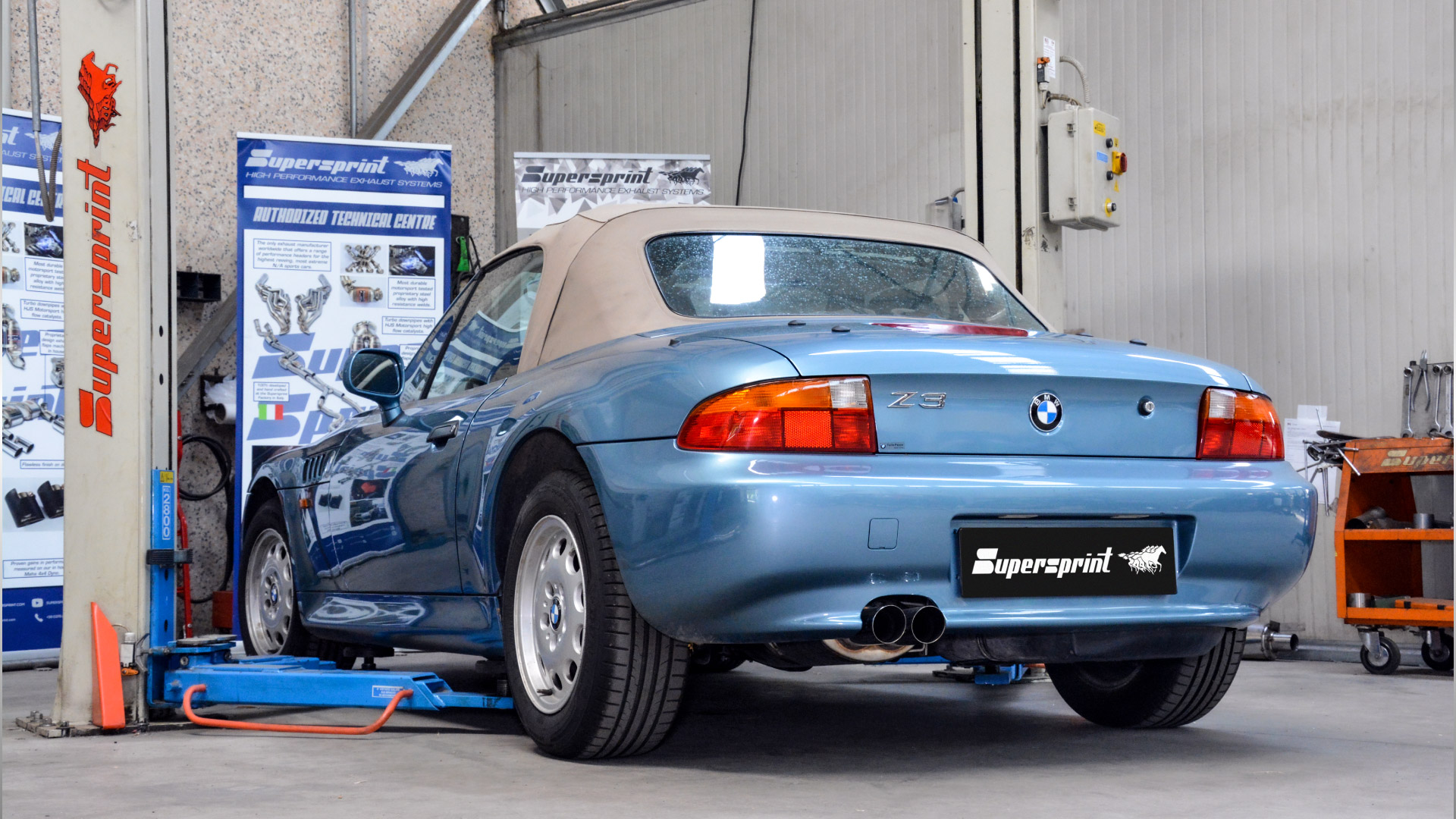 Supersprint Auspuff für BMW Z3 Roadster 1.9i 16v (M44) ' 95 -> '99