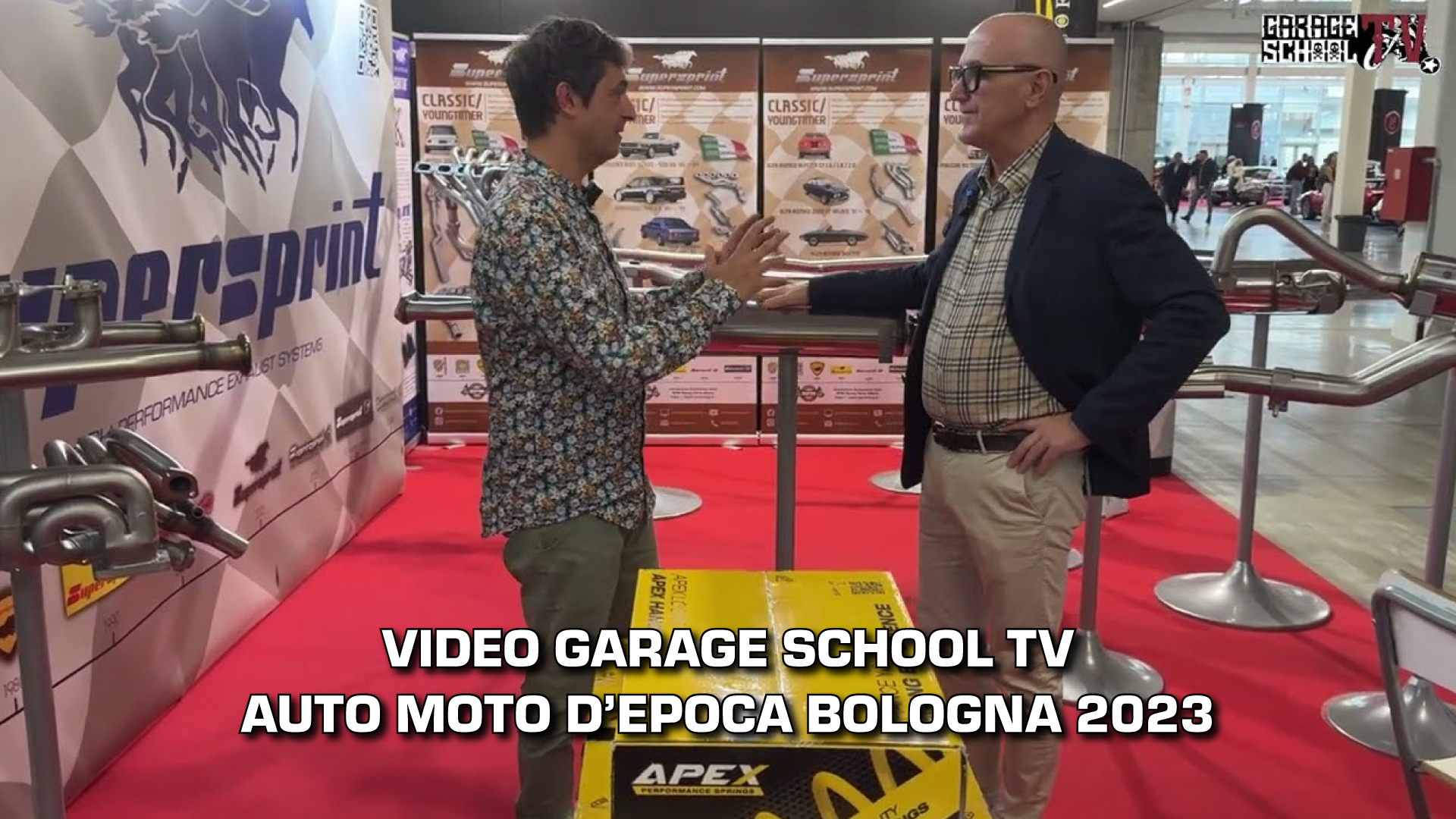 VIDEO GARAGE SCHOOL TV - AUTO MOTO D’EPOCA BOLOGNA 2023