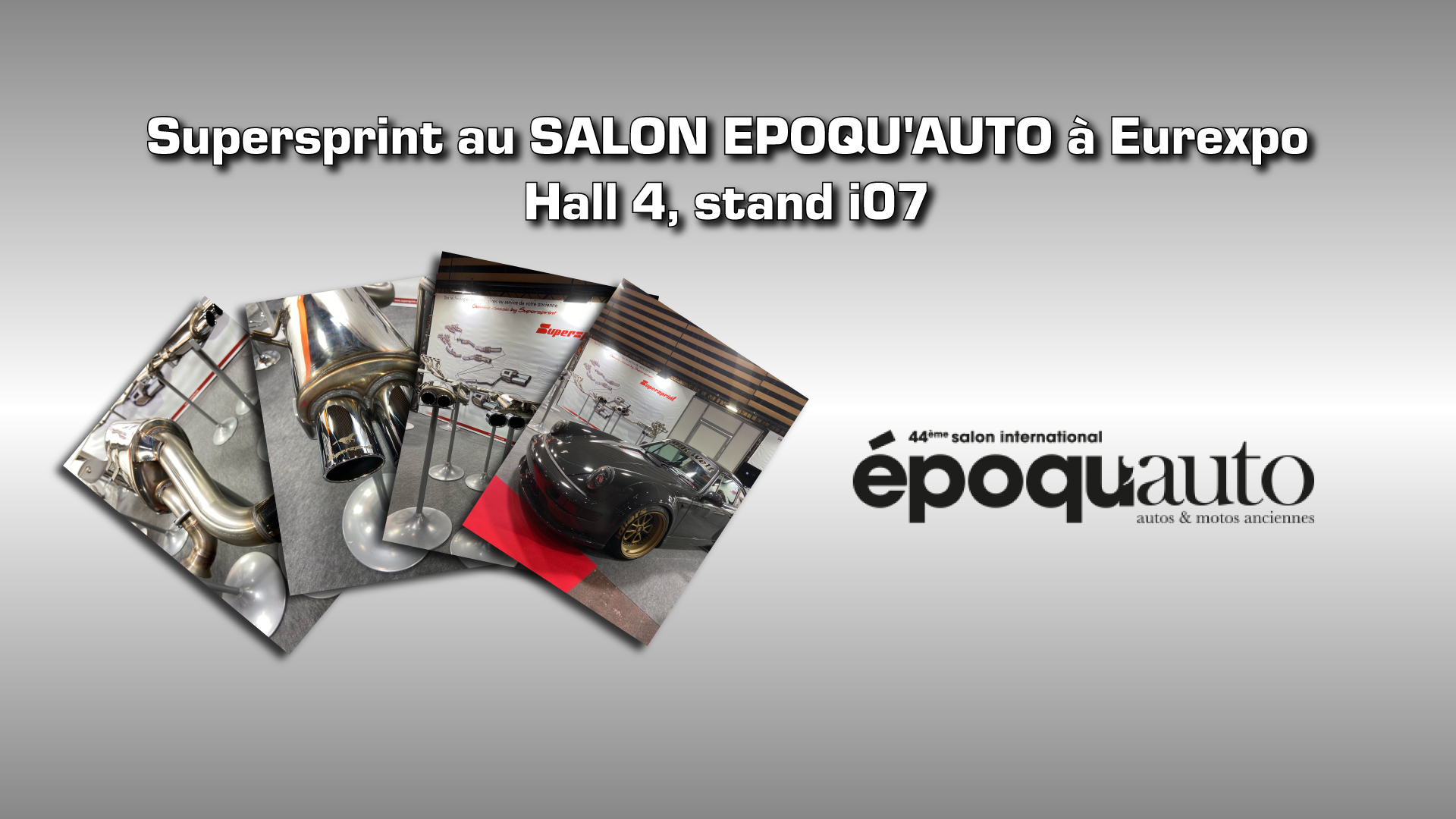 Supersprint @ SALON EPOQU'AUTO à Eurexpo 2023 Hall 4, stand i07