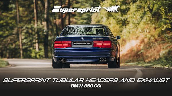 Supersprint Tubular Headers and Exhaust BMW 850 CSi