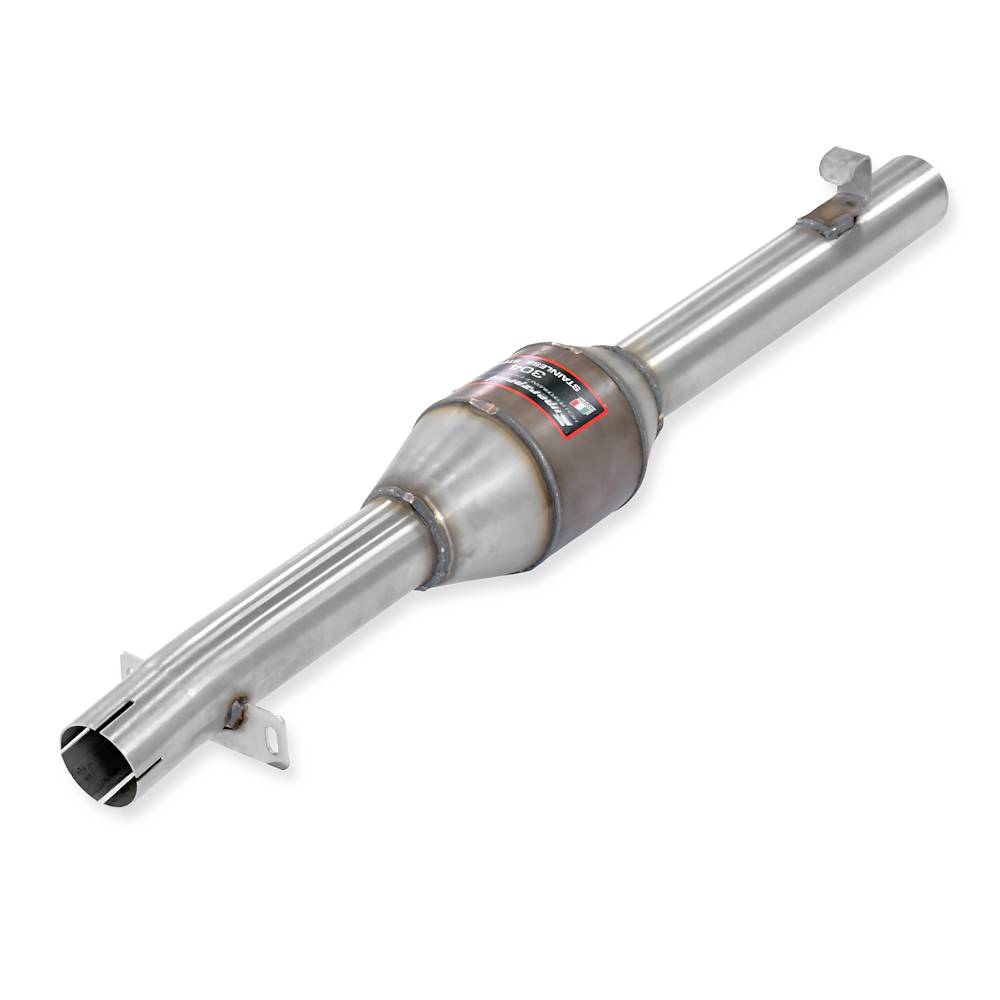 Scarico anteriore con catalizzatore metallico