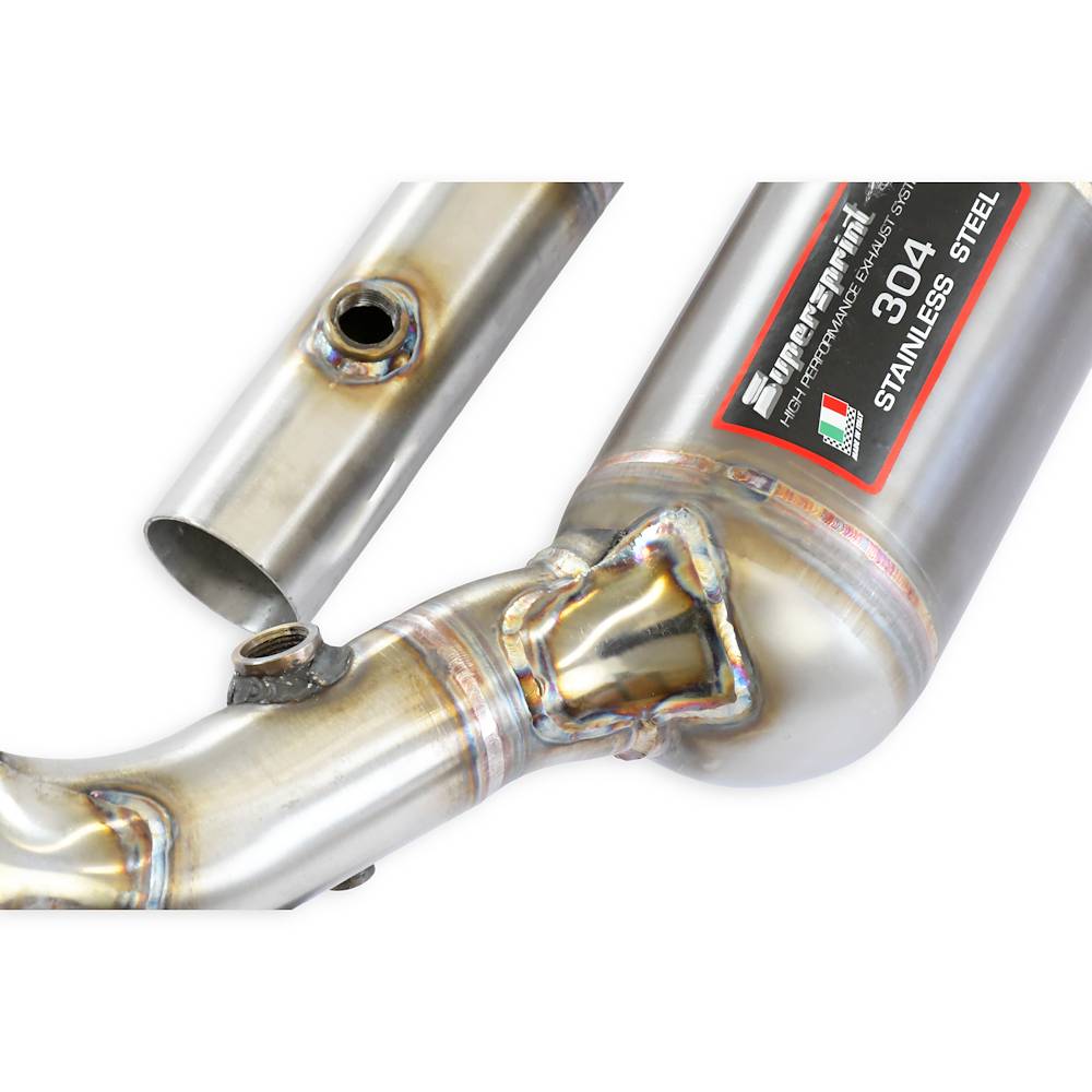 Front pipe with Metallic catalytic converter Right + Left 200CPSI