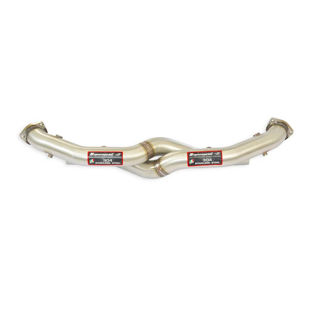 Front pipe kit Right + Left Replaces catalytic converter Accepts the stock rear mufflers