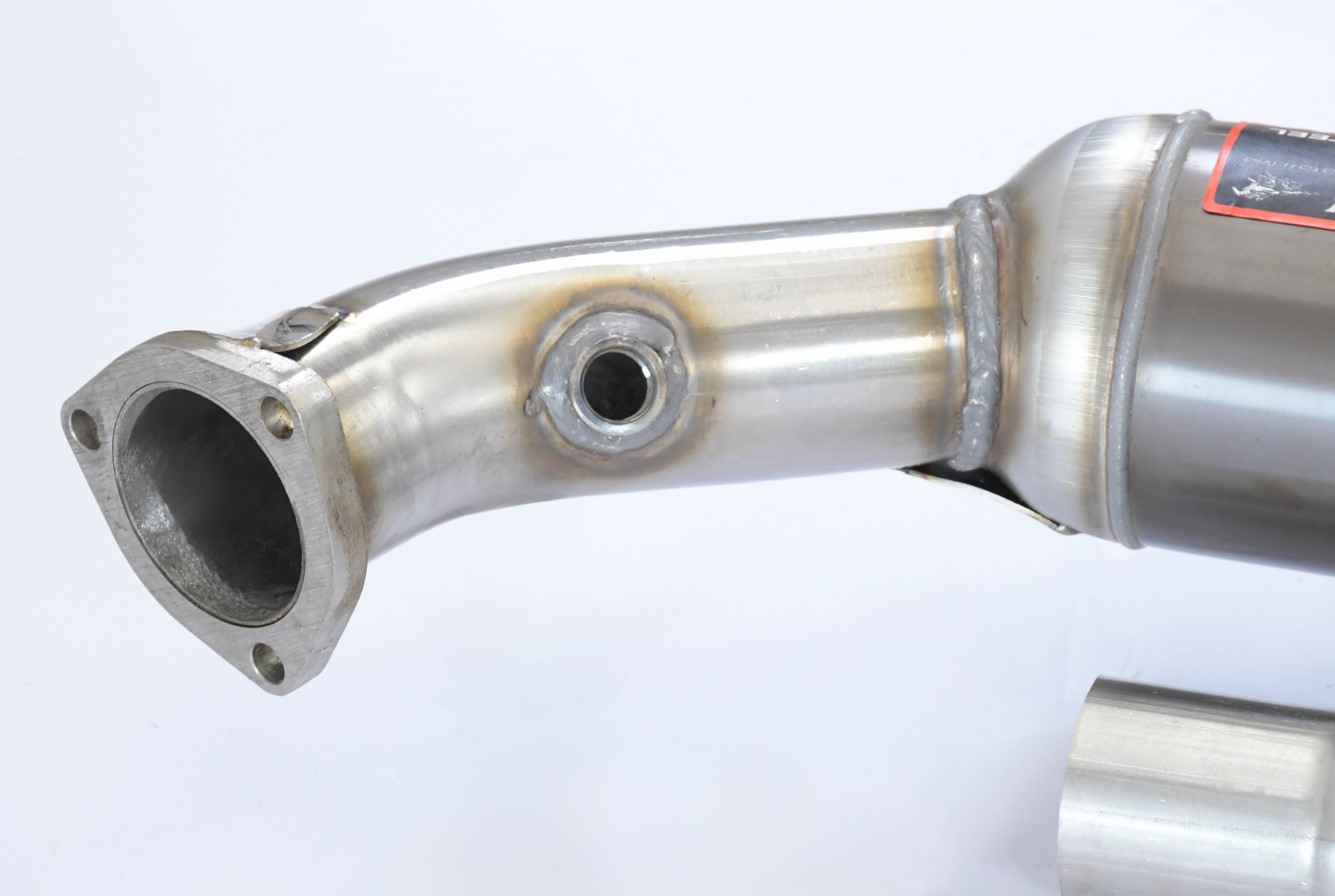 Scarico anteriore Destro + Sinistro con catalizzatore metallico 200CPSI Compatibile con marmitte posteriori di serie