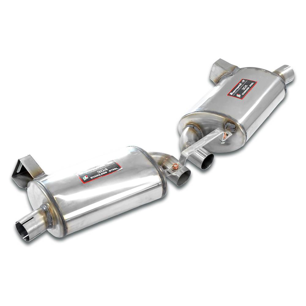 Rear exhaust Right + Left Racing