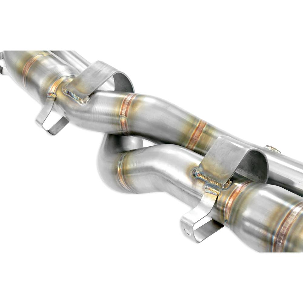 Front pipe Right - Left Replaces catalytic (W/o heat exchangers)