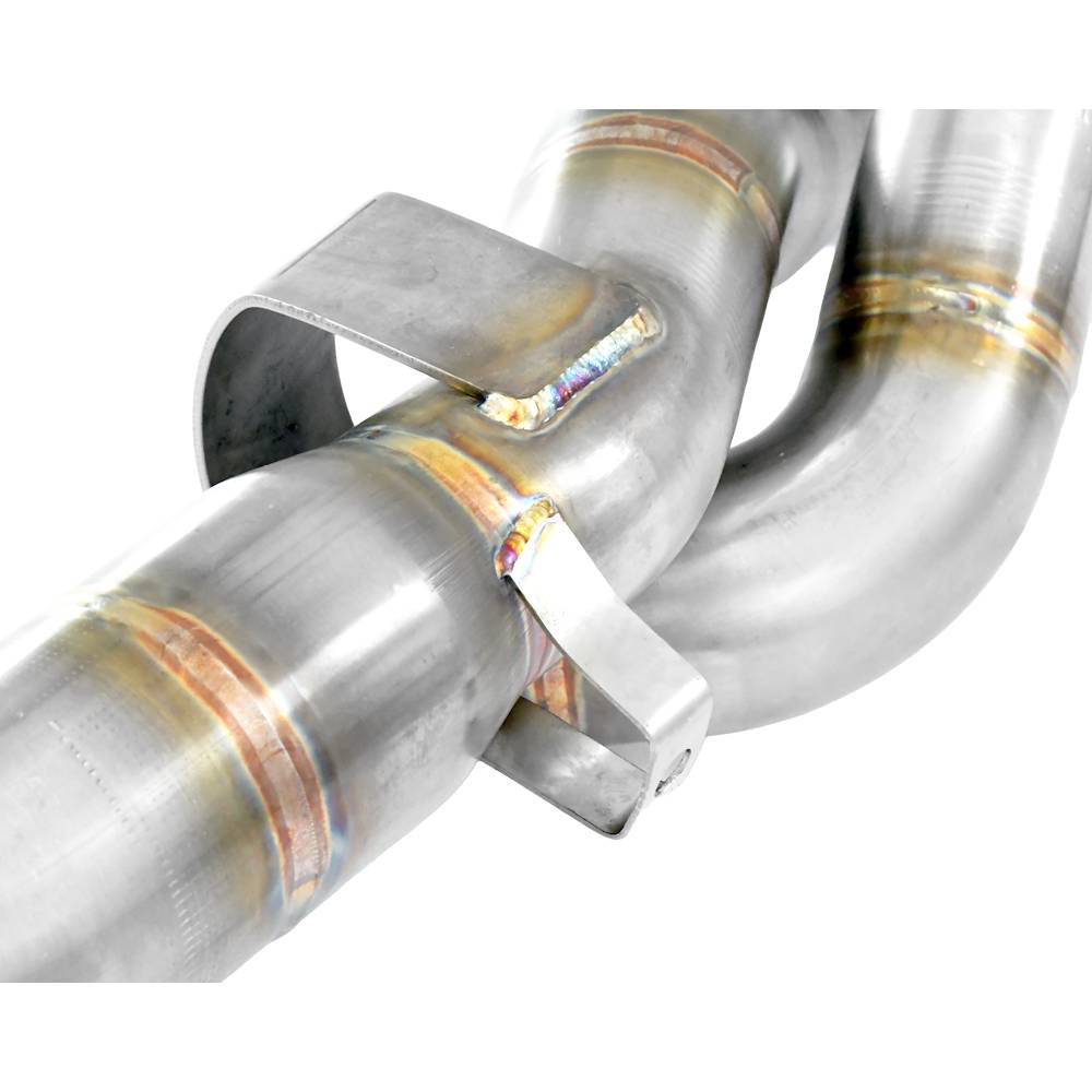 Front pipe Right - Left Replaces catalytic (W/o heat exchangers)