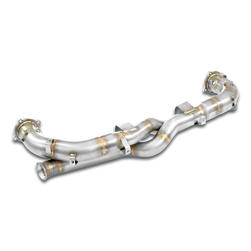 Front pipe Right - Left<br>Replaces catalytic<br>(W/o heat exchangers)