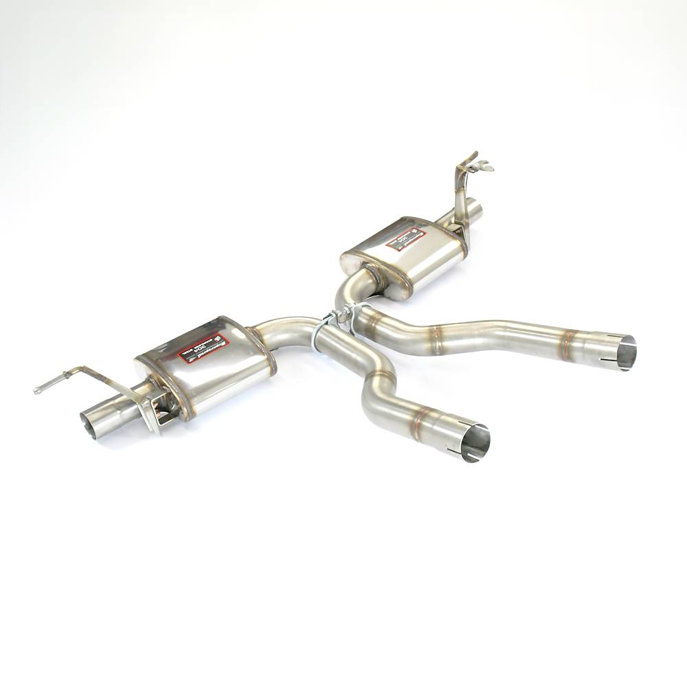 Rear exhaust Right + Left Racing