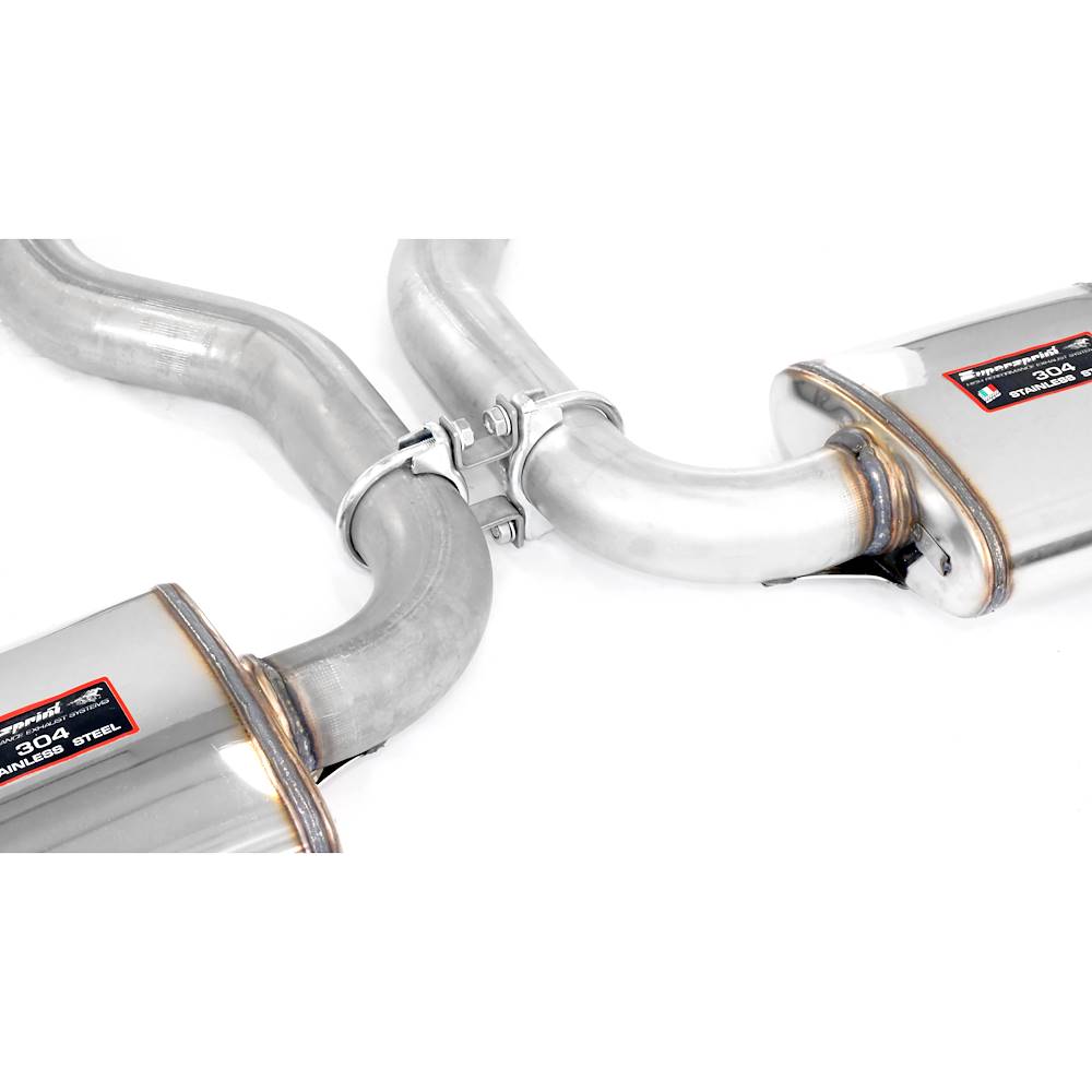 Rear exhaust Right + Left Racing