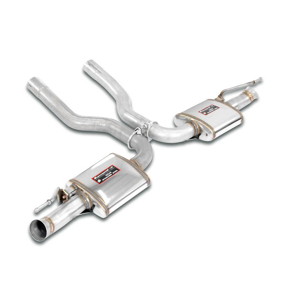 Rear exhaust Right + Left Racing